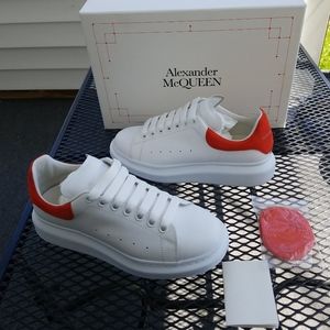 ALEXANDER MCQUEEN SNEAKER WHT/SQUASH SZ 40½ (10)